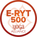 Yoga Alliance E-RYT 500 certification badge